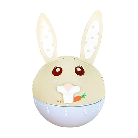 VBODN Smart Alarm Clocks,62-Minute Mechanical Timer, No Batteries Required, for Home and Kitchen,Loud Alarm Clocks