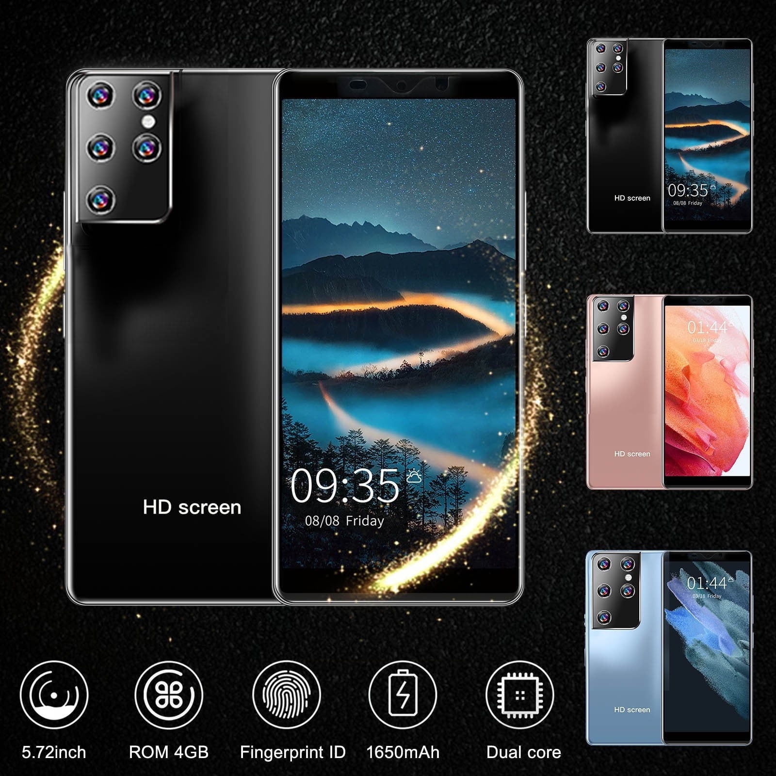 VBODN Smart Phones Pre Pay,Smartphone Straight Talk,9 Pro,Unlocked