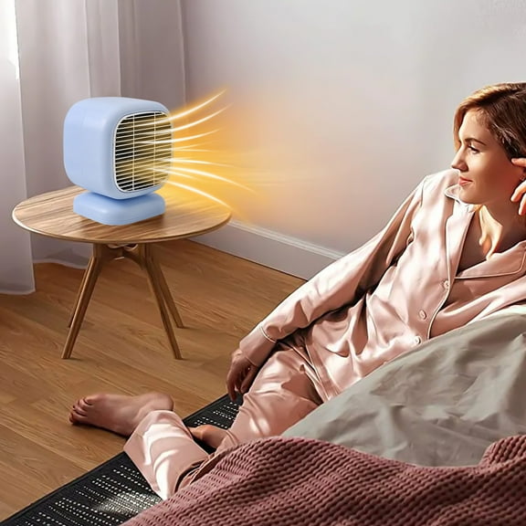 VBODN Space Heater,Portable Heater,High-power Heater Small Energy-saving Intelligent Electric Heater Desk Heater,for Indoor Home Dorm Office