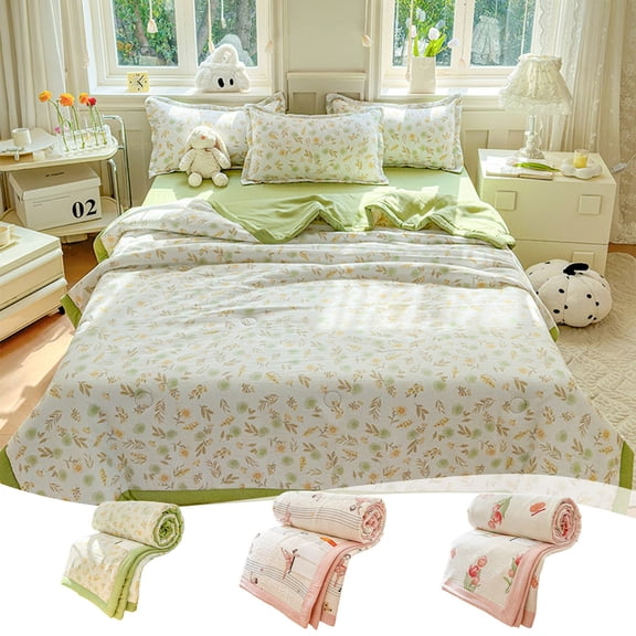 VBODN Summer Quilt, Hypoallergenic, Twin Size, Guest Room