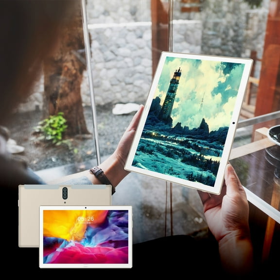 VBODN Tablets for Kids,Tablets On Sale Clearance,10.1 Inch HD Tablet, 8-core IPS, High-definition Screen, WiFi, Bluetooth, Android Voice Call, Game Tablet, Support SIM Communication Function