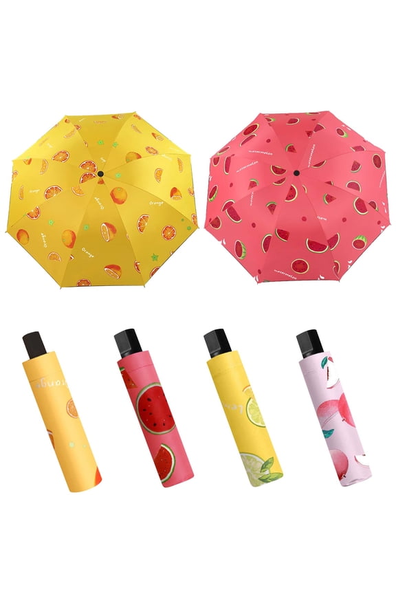 Windproof Travel Umbrella, Automatic Umbrellas for Rain, Portable and Compact Umbrellas for Backpack, Mini Umbrella for Purse With Case Small Compact UV Sun Protection