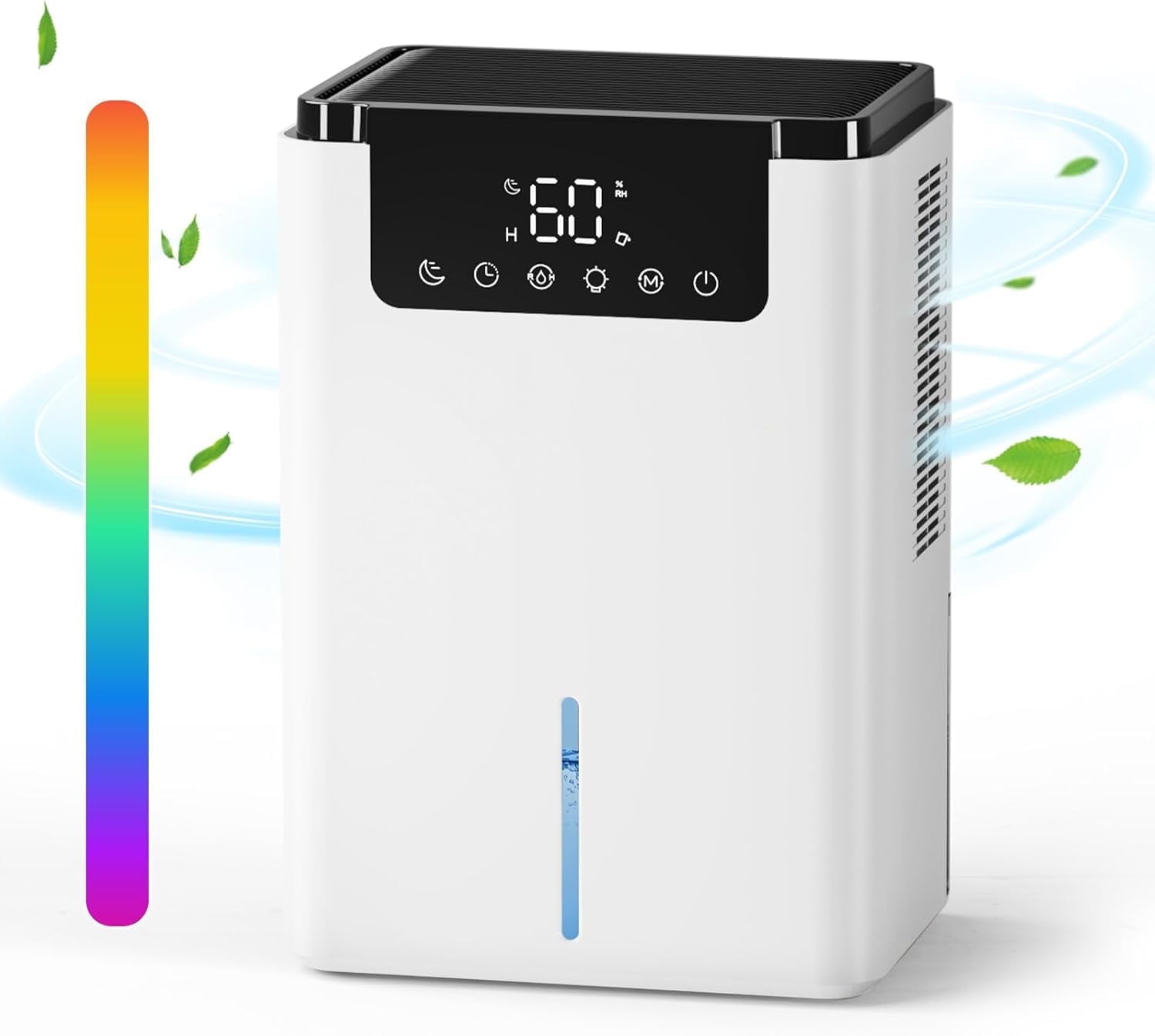 VBOOX TRABE Dehumidifier for Home, 68 oz Water Tank, (200 sq.ft ...