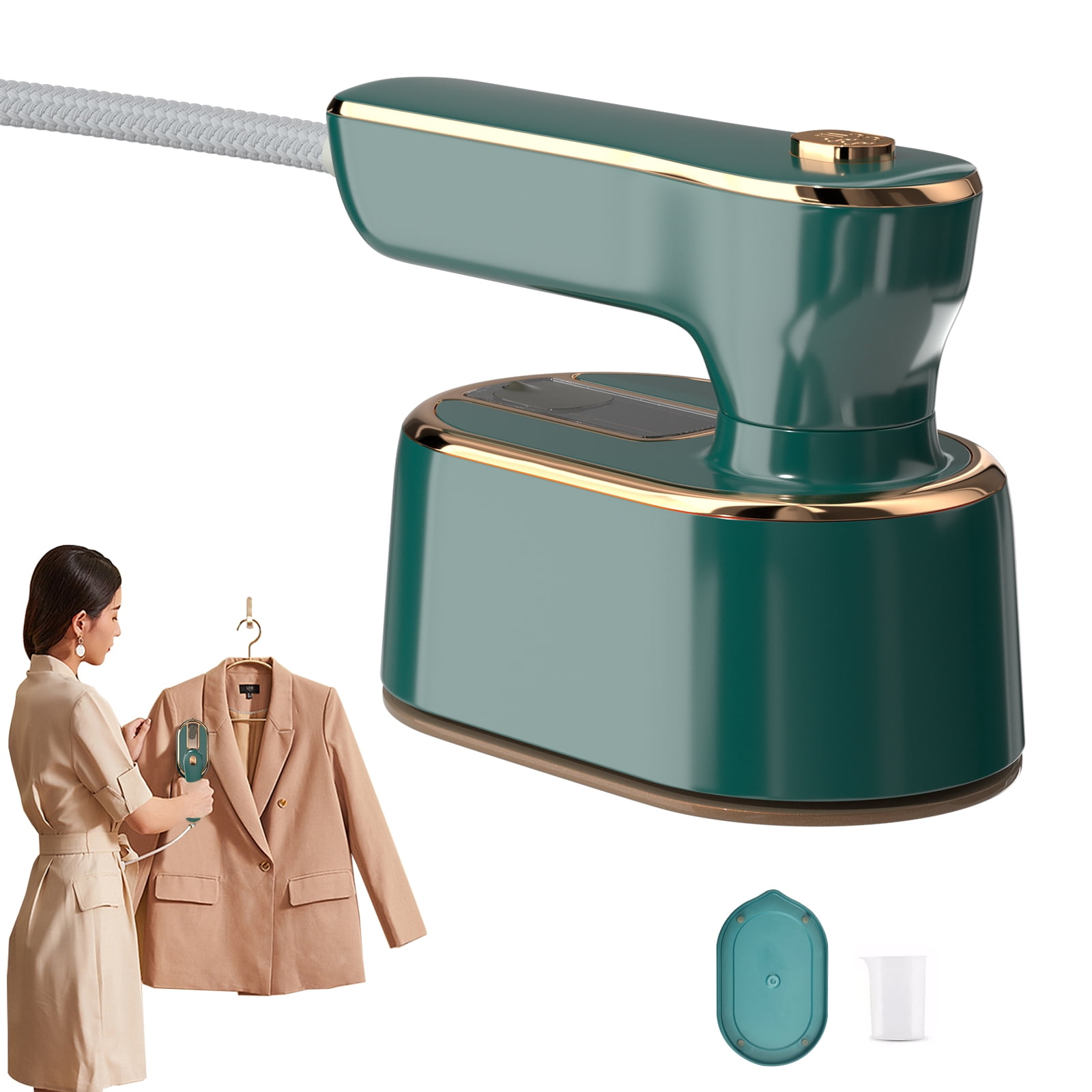 VBOOX TRABE Handheld Garment Steamer Travel Steamer, 2in1