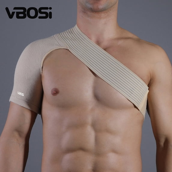 VBOSI Elastic Shoulder Compression Sleeve, Breathable Fabric Support for Rotator Cuff & Joint Stability, Comfortable Fit for Gym and Daily Use