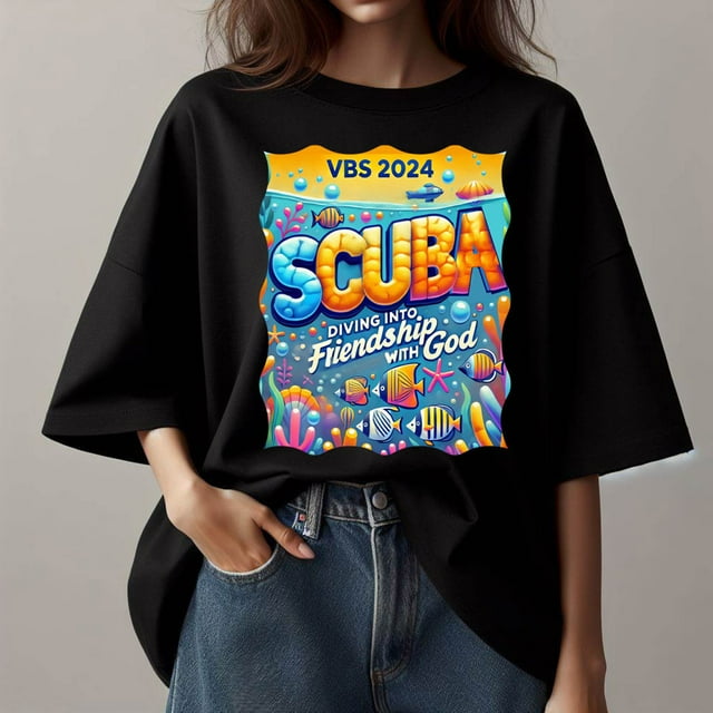 VBS 2024 Scuba Diving Into Friendship With God Shirt, Scuba Diving 2024