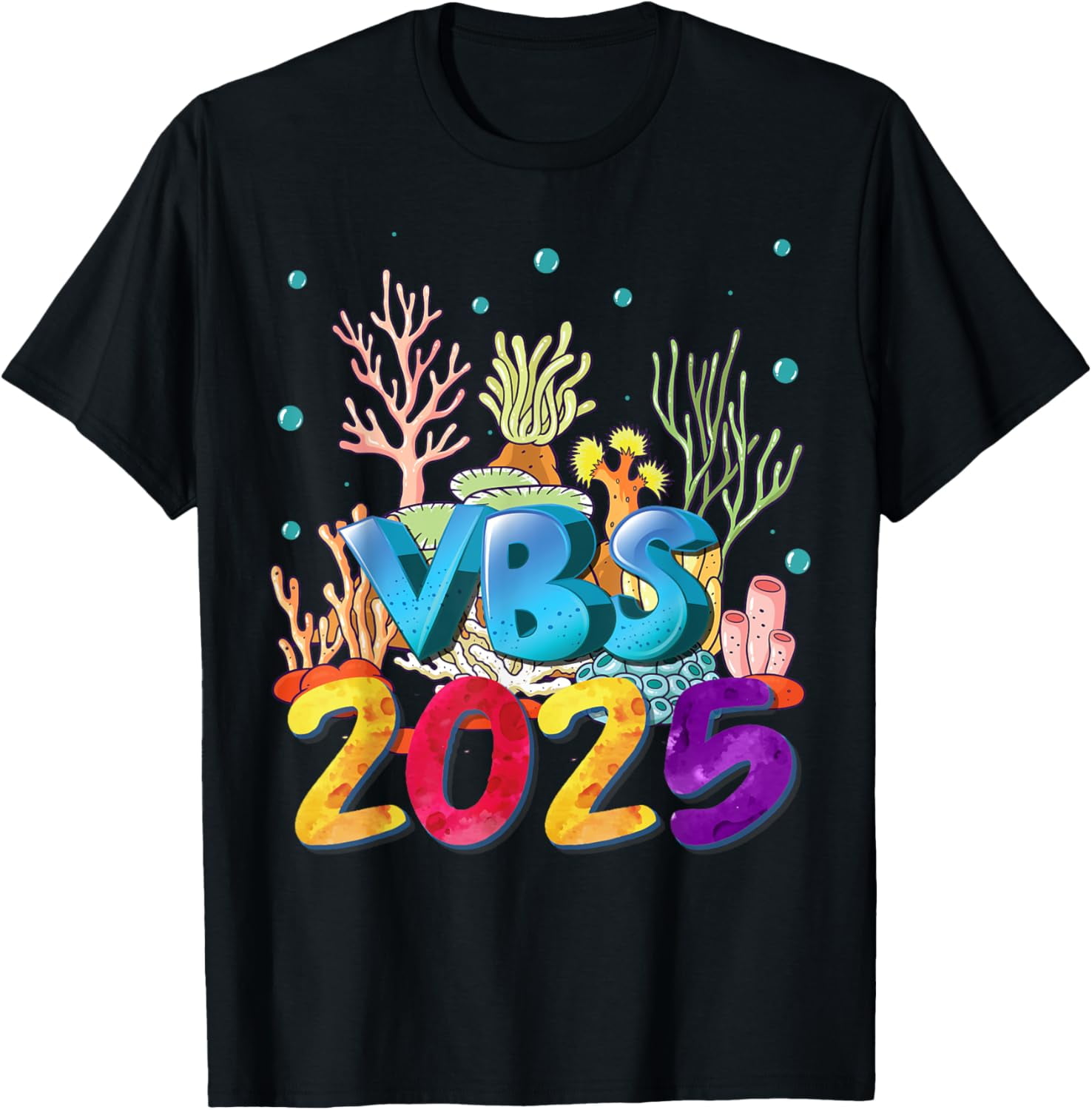 VBS 2025 Summer Vacation Bible School Field Day Trip Match TShirt