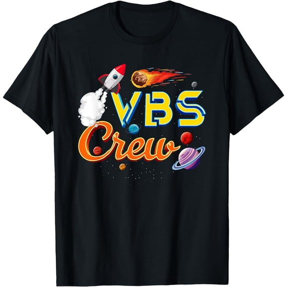 VBS Crew Back To School Space Astronaut Galaxy Jesus T-Shirt