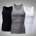 thumbnail image 1 of VBTAPA 3 Pack Solid Tank Tops for Men Summer Casual Sleeveless T Shirt Lightweight Breathable Athletic Fitness Vest Sales of The Day Clearance Gray L, 1 of 4