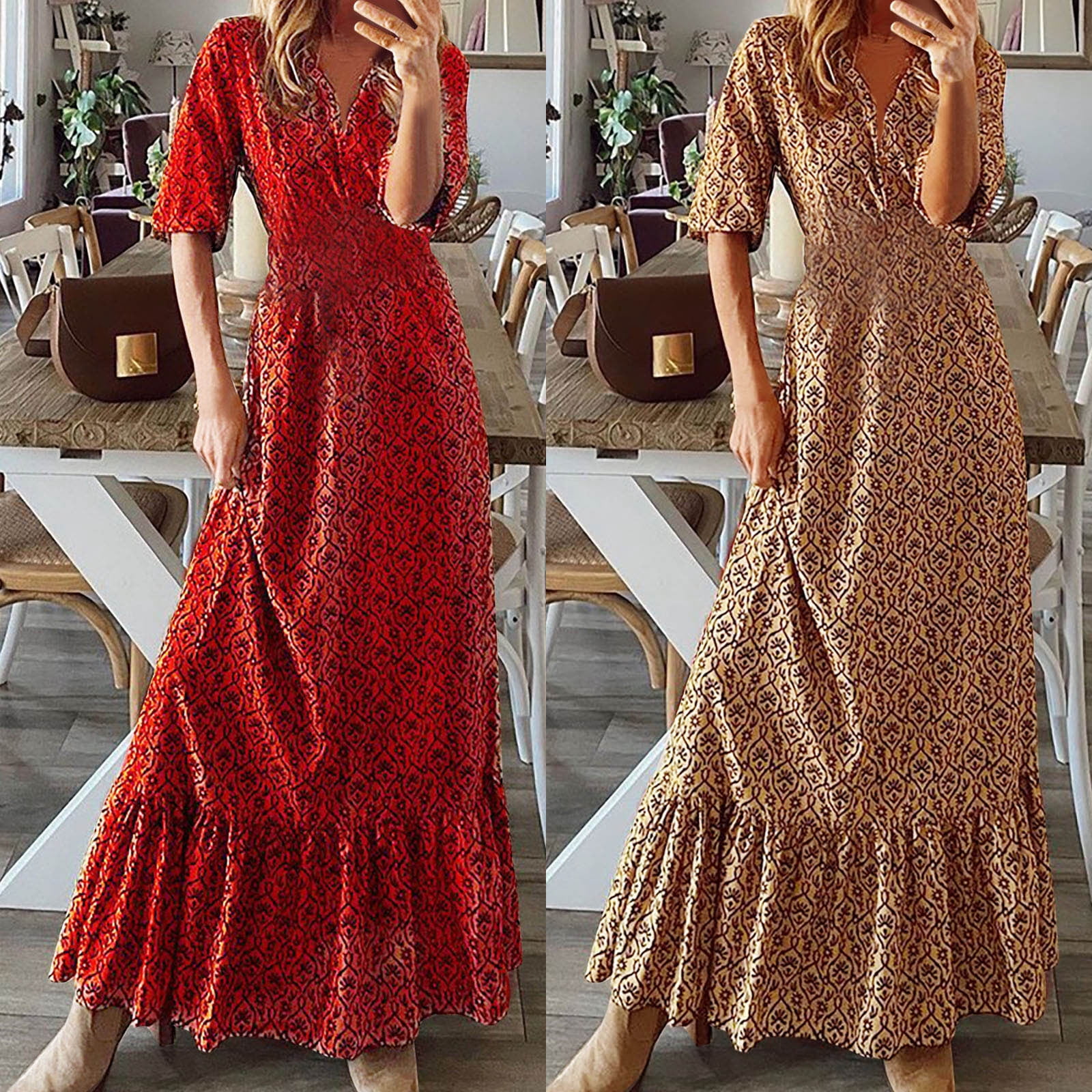 midi dresses for women WOMEN'S SUMMER CASUAL FLUTTER SHORT DRESS 60 Winter Bridal Shower Dresses & Gowns Size:18-24 Months