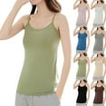 thumbnail image 1 of VBTAPA Womens Modal Tank Top Slim Fit Camisole Basic Solid Sleeveless Undershirts Spaghetti Strap Cami Tops Beige M, 1 of 4