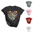 thumbnail image 1 of VBTAPA Easter Shirts for Women Cute Floral Bunny Easter Eggs Graphic T Shirts Spring Outdoor Tops Casual Sports Tee on Sale Pink XXL, 1 of 6