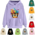 thumbnail image 1 of VBTAPA Mardi Gras Graphic Hoodies for Women Loose Casual Hoody Tops Carnival Themed Print Hooded Sweatshirt with Kangaroo Pocket on Sale Beige XL, 1 of 6