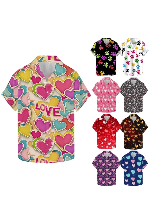 Mens Print Button Down Shirts Carnival Bowling Short Sleeve Shirt Beach Vacation Tops Holiday Party Shirt Yellow XL