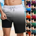 thumbnail image 1 of VBTAPA Mens Swim Trunks Gradient Printed Bathing Suit Quick Dry Summer Board Beach Shorts with Mesh Lining and Pockets Lightning Sales of Today Blue M, 1 of 7