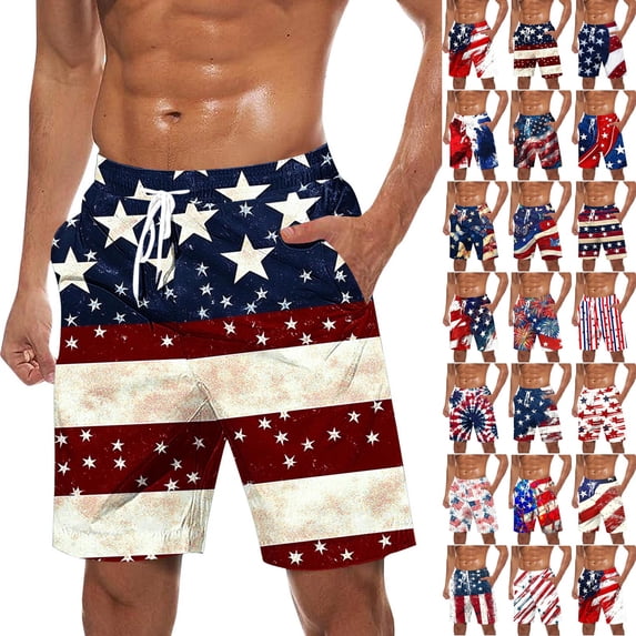 VBTAPA Quick Dry Swim Trunks for Men Big and Tall Hawaii Beach Shorts Drawstring Waist Surfing Board Shorts Bathing Suits with Pockets Todays Sales Multicolor XXXXL