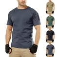 thumbnail image 1 of VBTAPA Short Sleeve T-Shirts for Men Slim Fit Stretch Workout Shirts Lightweight Moisture Wicking Hiking Outdoor Sports T Shirts with Pockets Black L, 1 of 7