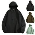 thumbnail image 1 of VBTAPA Waterproof Rain Jacket for Men Big and Tall Lightweight Hooded Raincoat Outdoor Hiking Travel Windbreaker Jackets with Pockets Black XL, 1 of 4