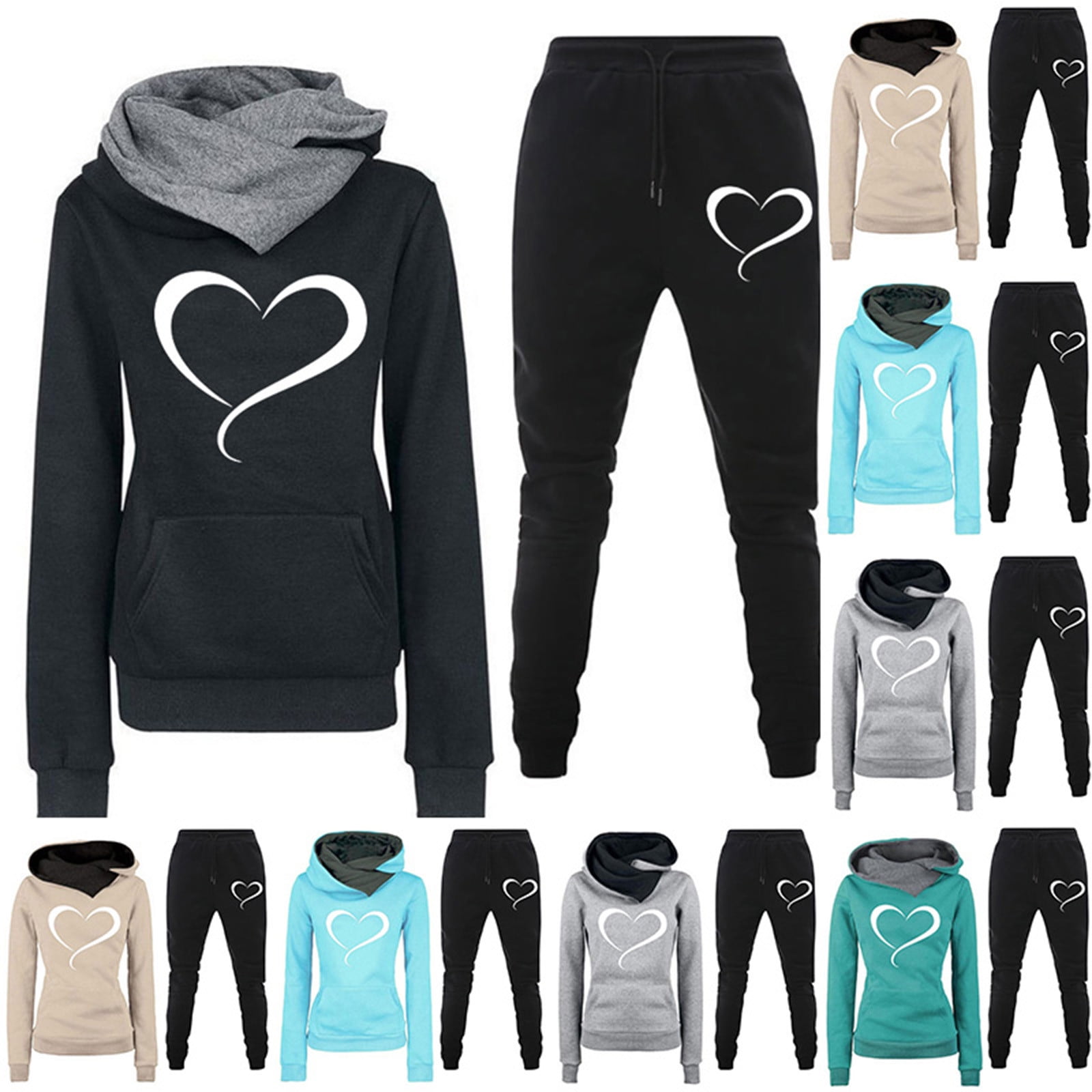 Soft Love Hoodie Jogger Set