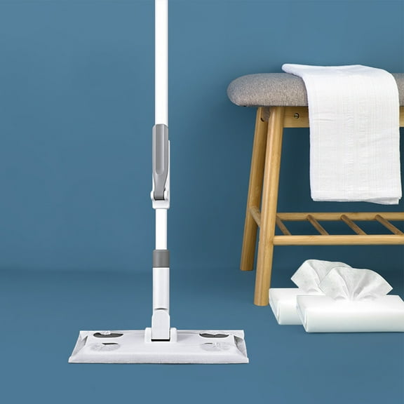 VBVC 2-In-1 Floor Cleaning Mop,Dry And Wet Multi-Surface Floor Cleaner,Sweep And Mop Kit,Includes 1 Mop+40 Fillers,Electrostatic Mop(10Ml)