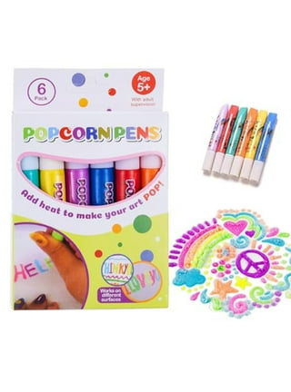 YiFudd Magic Puffy Pens - Popcorn Pens, DIY Bubble Popcorn Drawing