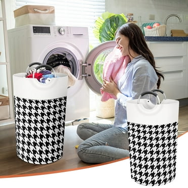 VBVC 82L Laundry Basket,Large Laundry Hamper with Long Reinforced Handles,Collapsible Freestanding Clothes Hamper,Storage Basket for Bedroom,Bathroom