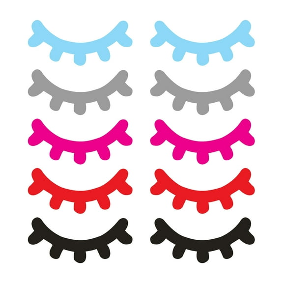 VBVC A Pair Eyelash Home Decor Wall Sticker Decal Bedroom Vinyl Art Mural