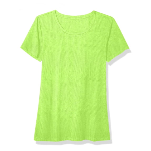 VBVC All Genders Short Sleeve Scoop Neck TShirt,Quick Drying Sportswear For Everyone,Athletic Running Workout Rash Guard Tops,*Green,Size XXL