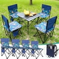 thumbnail image 1 of VBVC Camping Chair,Oxford Cloth Cushion Space Saving Folding Chair Rust Proof for Outdoor, 1 of 6