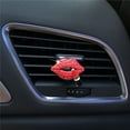 thumbnail image 1 of VBVC Car Charm Air Clips,Sexy Crystal Lips Car Interior Accessories,Rhinestone Diamond Lipstick Car Bling Decorations, 1 of 4