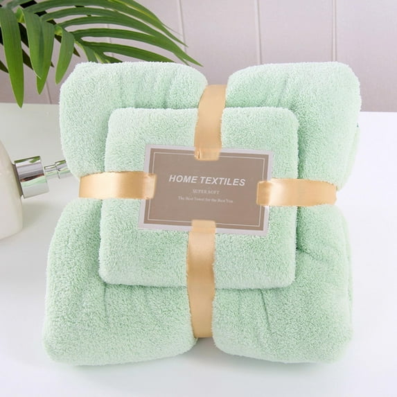 VBVC Cotton 2 In 1 Bath Towel And Face Towel Soft-Bath Towels