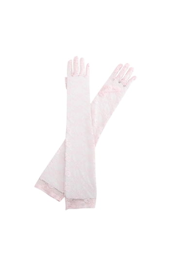 Pink Gloves for Formal and Special Occasions Clothing Accessories