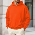 thumbnail image 1 of VBVC Men's Long Sleeve Hoodie with Pockets , Fall Stretchy Pullover Sweatshirt For Men, S-4XL, 1 of 5
