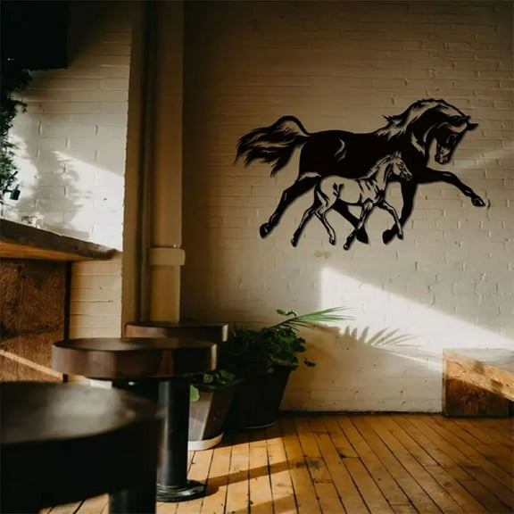 VBVC Metal Horse Wall Art For Farmhouses And Ranch Decorations - The Horse Lovers