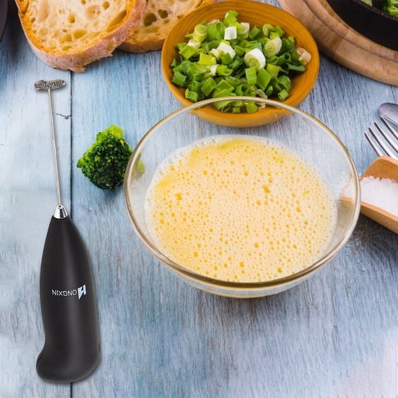 VBVC Mini Household Electric Milk Frother Stainless Steel Whisk Fancy Coffee Frother