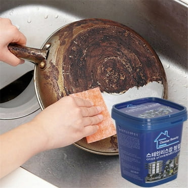 VBVC Multi-Purpose Cleaning Paste Steel Cleaner Home Kitchen Rust Stains Cleaning