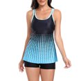 thumbnail image 1 of VBVC Swimsuits for Womens Tankini Two Piece Blouson Swim Tank Top with Shorts Modest Bathing Suits, 1 of 6