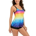 thumbnail image 1 of VBVC Two Piece Swimsuits for Women Tummy Control Tankini Top with Boyshorts Plus Size Sexy Swimsuit for Ladies Bathing Suit Halter Neck Swimwear Set, 1 of 6