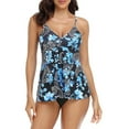 thumbnail image 1 of VBVC Two Piece Tankini Swimsuit for Women Halter Swimsuit Dress with Bottom Bathing Suits, 1 of 6