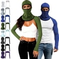 thumbnail image 1 of VBVC Unisex UPF 50+ Driving Arm Shrug and Balaclava Set,Road Trips Breathable UV Block Full Protection Kit For Men and Women,Dark Gray,Free Size, 1 of 10