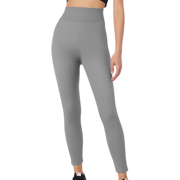 VBVC Women's Butt Lift Yoga Pant,Ladies Tummy Control Leggings,Slim Stretchy Trousers For Women,Gray,Size M