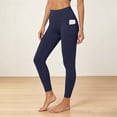 thumbnail image 1 of VBVC Women's High Waisted Yoga Leggings , Squat Proof Workout Trousers For Women , Ladies' Tummy Control Running Pants with Pockets, *Navy , XX-Large, 1 of 9