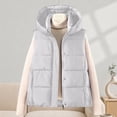 thumbnail image 1 of VBVC Women's Hooded Puffer Vest with Pockets , Waterproof Sleeveless Winter Coat For Women, M-2XL, 1 of 9
