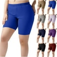 thumbnail image 1 of VBVC Women's Plus Butt Lift Biker Shorts,Ladies Breathable Stretchy Bottoms,Workout Sweatpants For Women,Pink,S-5XL, 1 of 9