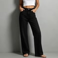 thumbnail image 1 of VBVC Women's Straight Leg Jeans with Pockets , High Waisted Denim Pants For Women, XXS-3XL, 1 of 7