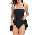 thumbnail image 1 of VBVC Womens Tankini Swimsuits Two Piece Blouson Swim Tank Top with Shorts Modest Bathing Suits, 1 of 6