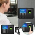 thumbnail image 1 of VBXOAE 2.4" LCD Biometric Fingerprint and Password Time Clock Customizable Break Lunch Tracking Effortless Overtime Management Detailed Payroll Reports Easy Setup Guide Wall, 1 of 3