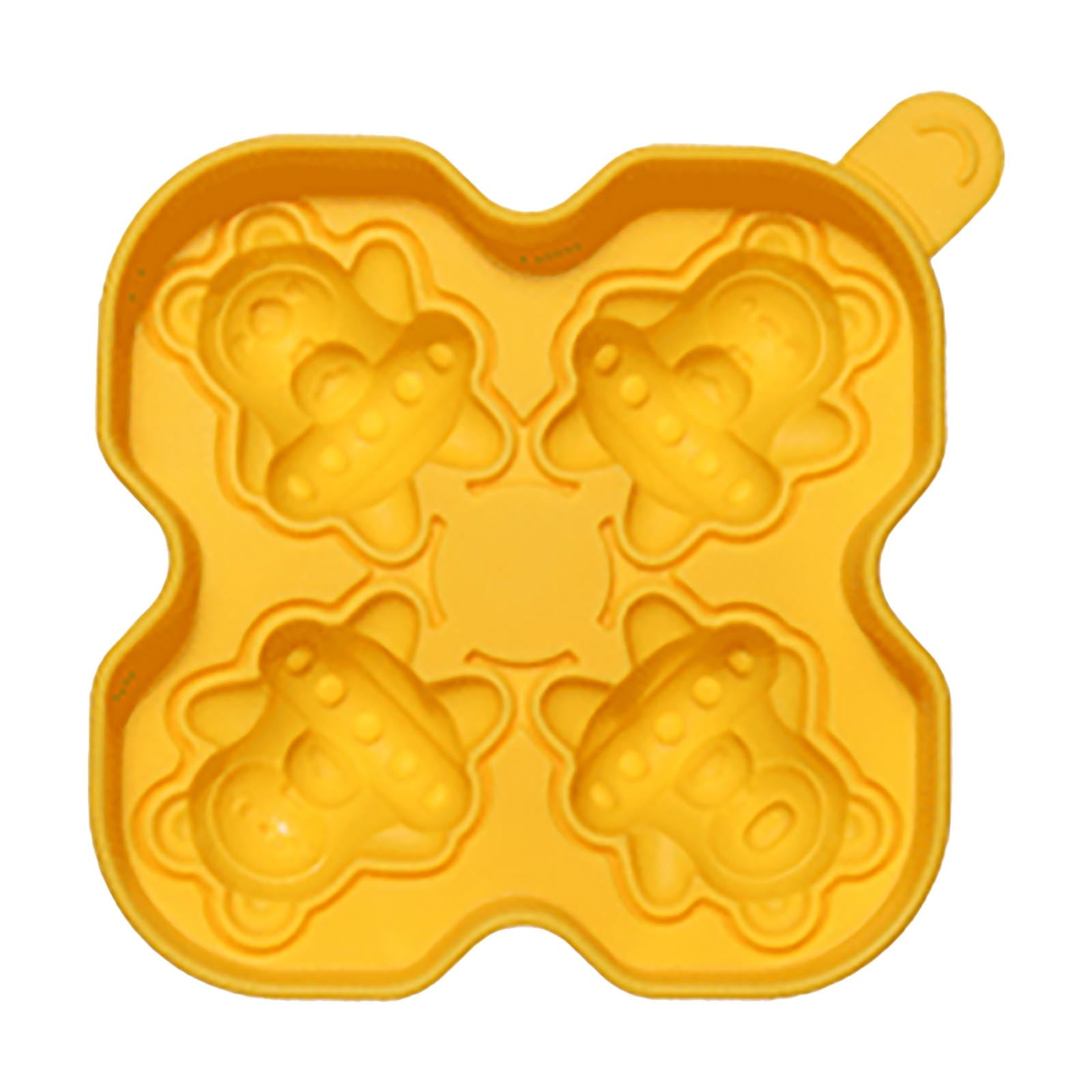 VBXOAE 4 Cell Ice Ice Box Easy Release Soft Bottom Ice Box Yellow