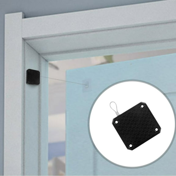 VBXOAE Automatic Silent Door Closer for Sliding and Bedroom Doors-Easy Installation,Stable ABS Material,800g Power,Weather-Resistant,Suitable for Wood and Metal Doors-Ideal for Home and Office Use!