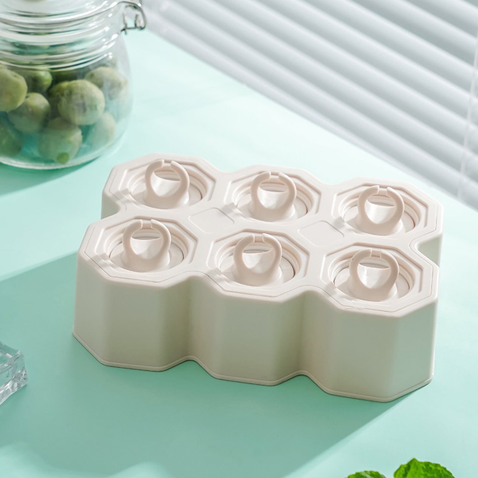 VBXOAE DIY Ice Cream Making Ice Box Popsicle Beige